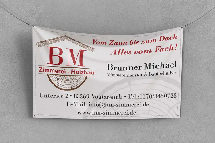 BM Zimmerei Michael Brunner Banner